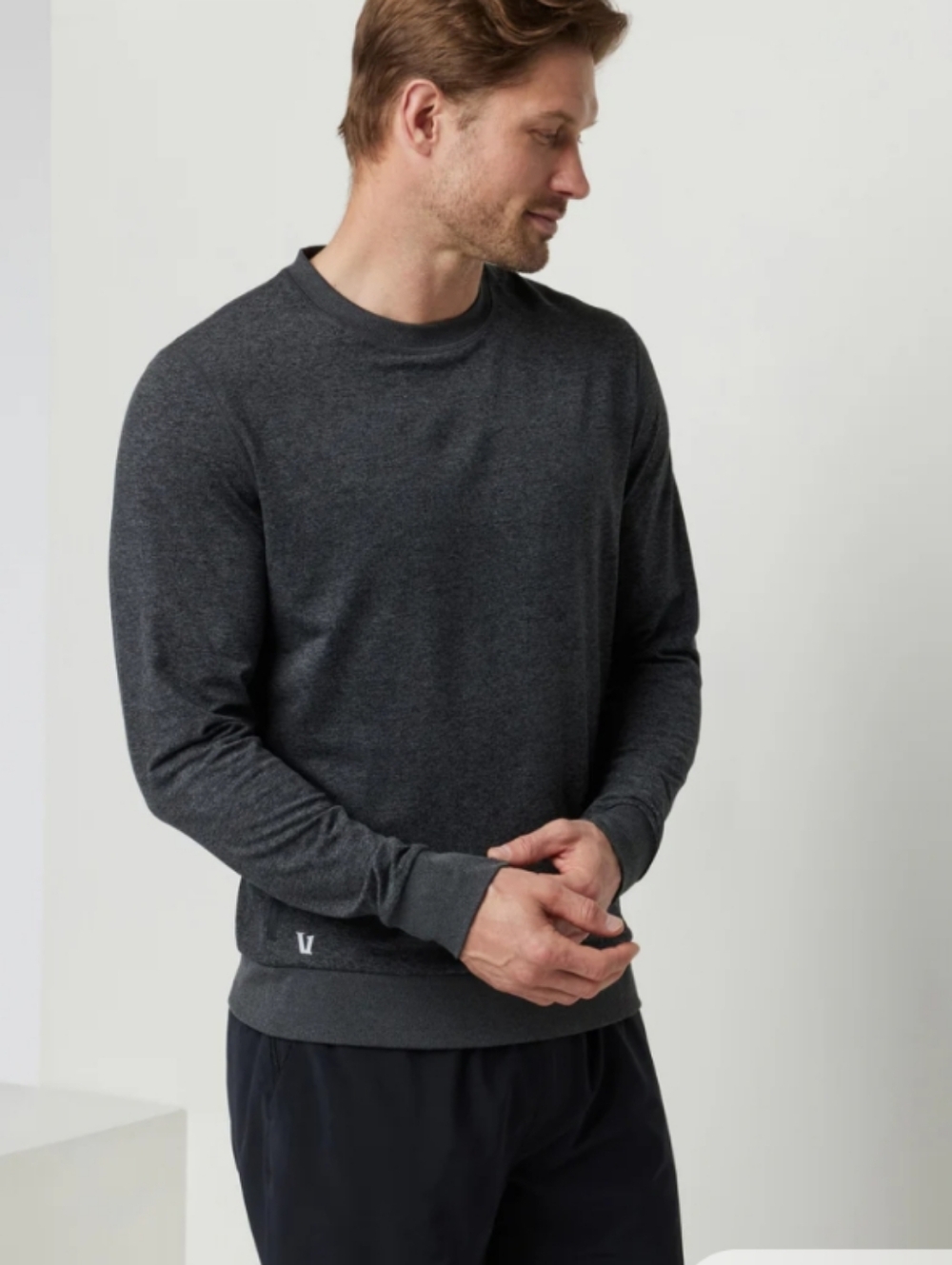Vuori Ponto Performance Crew Long Sleeve